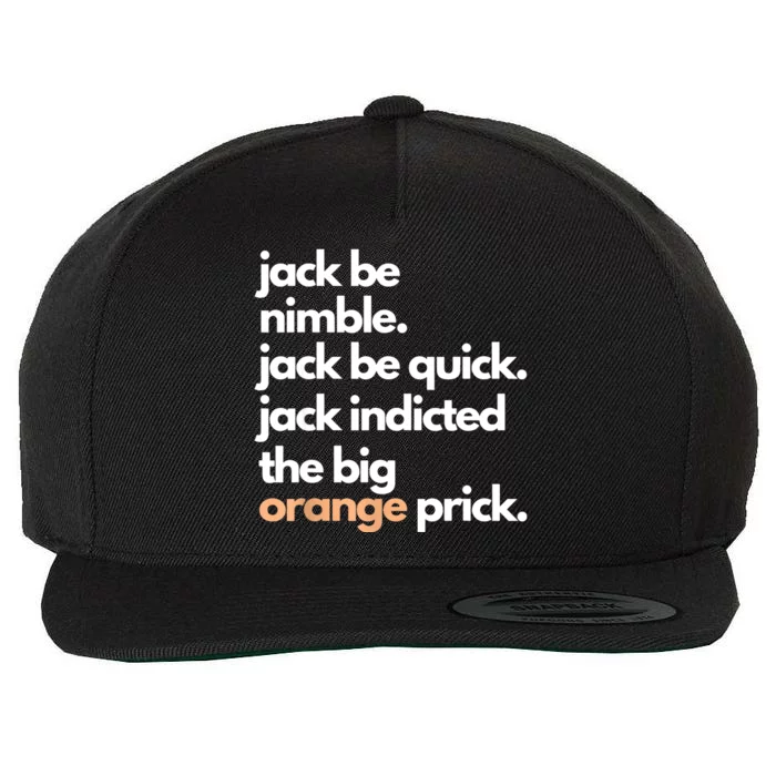 Jack Smith Vintage Retro Style Supports Wool Snapback Cap