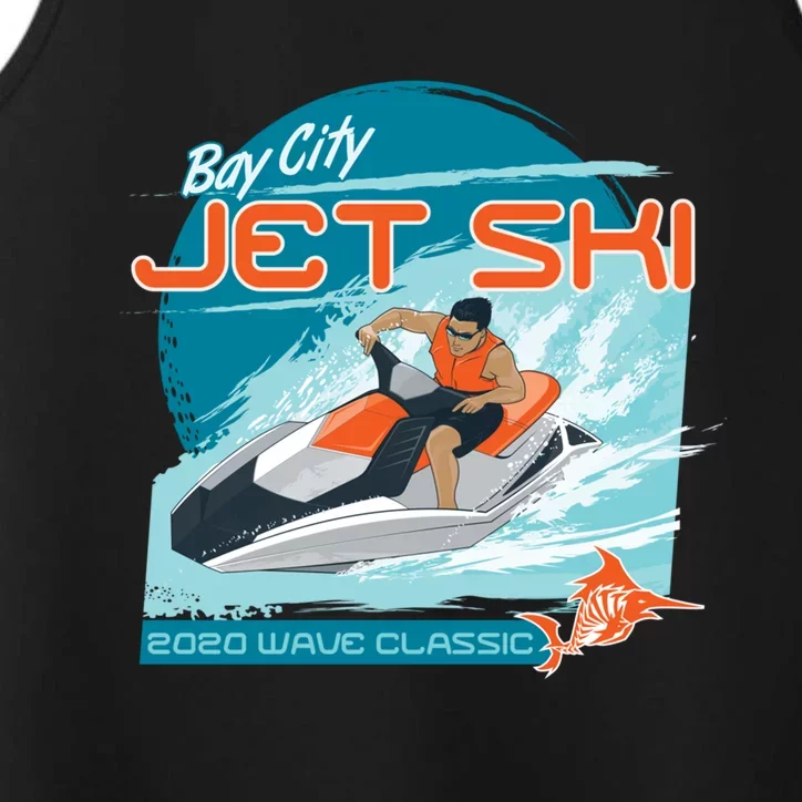 Jet Ski Water Sport Fun Summer Gift Performance Tank