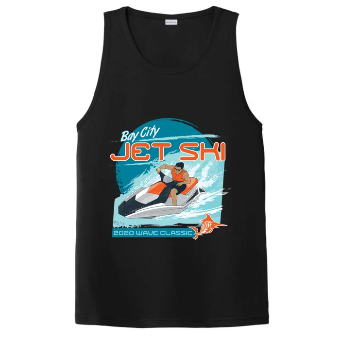 Jet Ski Water Sport Fun Summer Gift Performance Tank