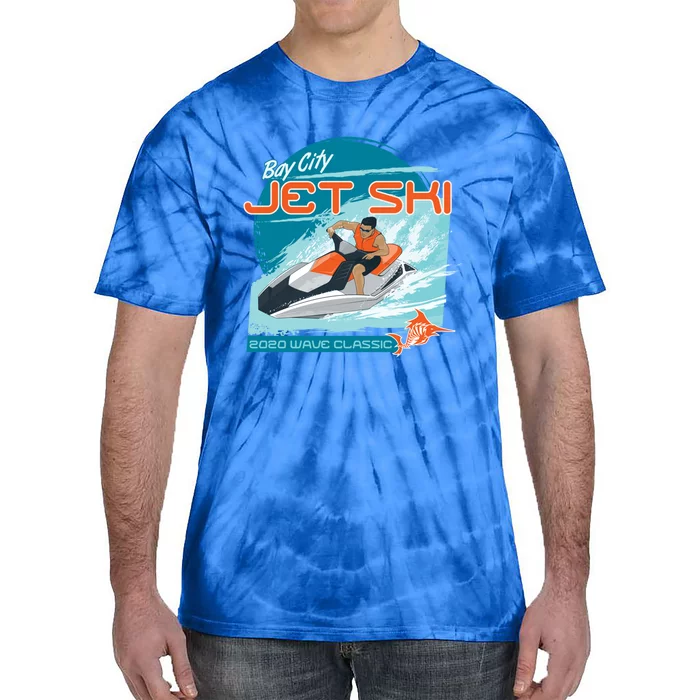 Jet Ski Water Sport Fun Summer Gift Tie-Dye T-Shirt