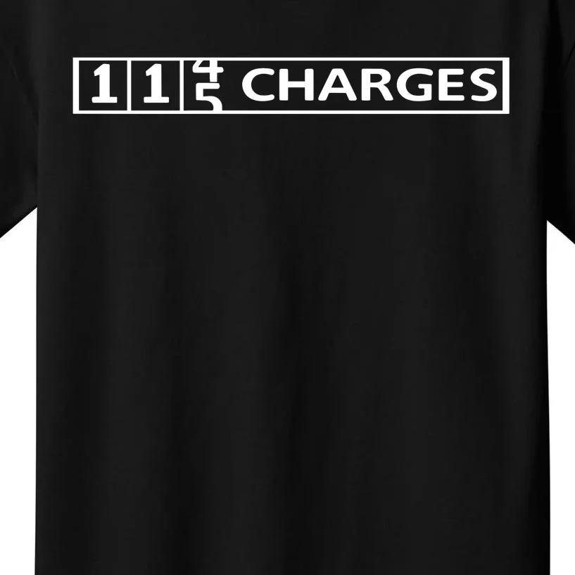 Jordan Small Wearing 1145 Charges Kids T-Shirt