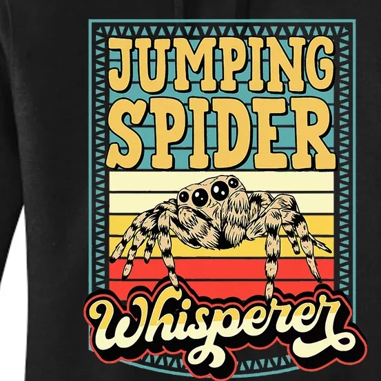 Jumping Spider Whisperer Funny Pet Jumping Spider Meme Women's Pullover Hoodie