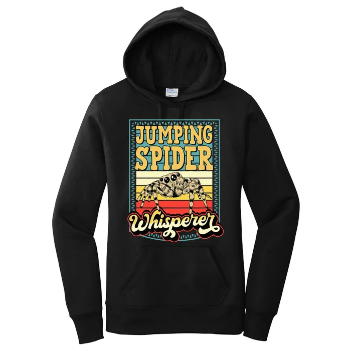 Jumping Spider Whisperer Funny Pet Jumping Spider Meme Women's Pullover Hoodie