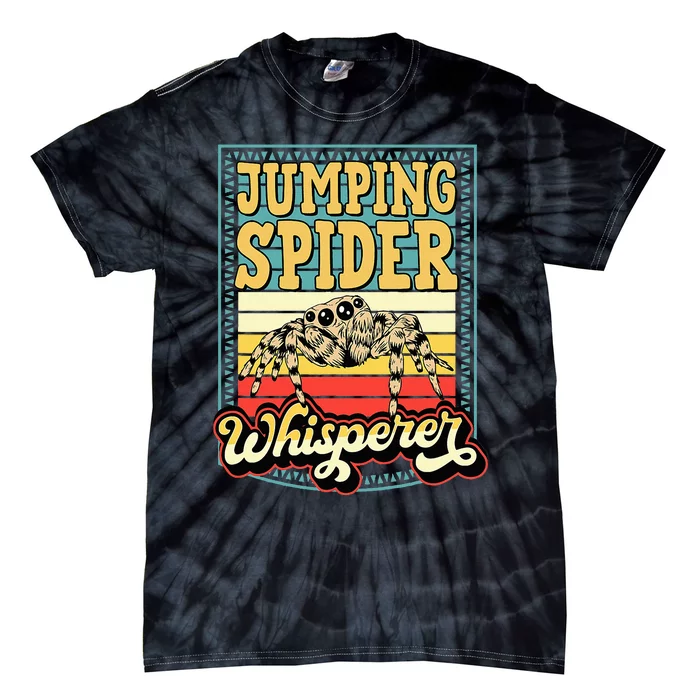 Jumping Spider Whisperer Funny Pet Jumping Spider Meme Tie-Dye T-Shirt