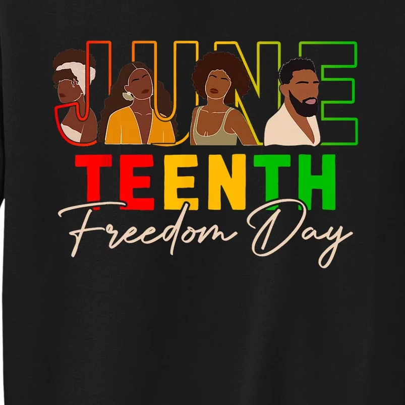 Juneteenth Shirts Women Men Black Power Black Freedom 1865 Sweatshirt