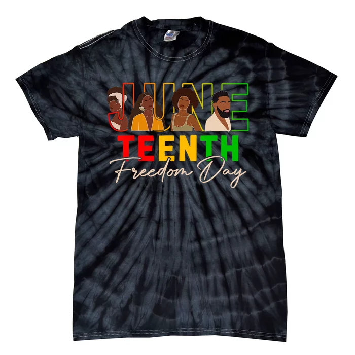 Juneteenth Shirts Women Men Black Power Black Freedom 1865 Tie-Dye T-Shirt