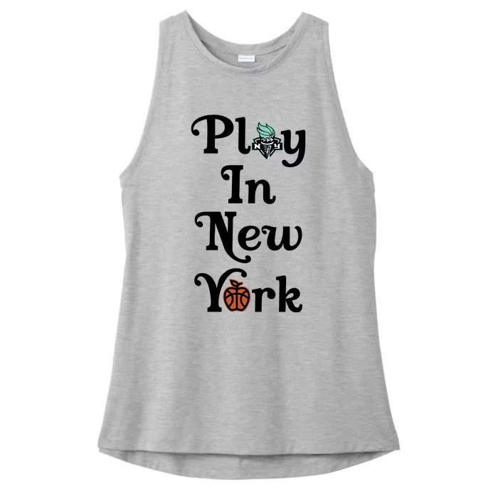 Jason Sudeikis Wearing Play In New York Ladies Tri-Blend Wicking Tank