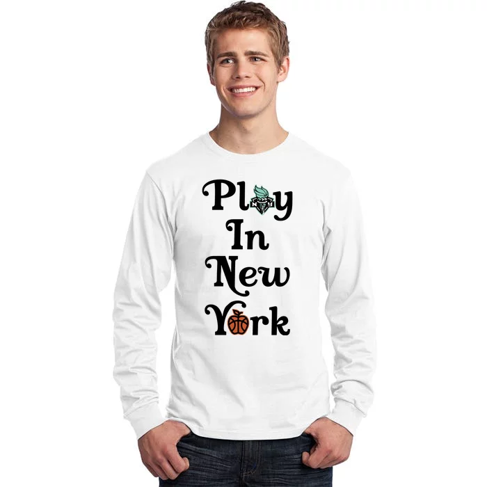 Jason Sudeikis Wearing Play In New York Tall Long Sleeve T-Shirt