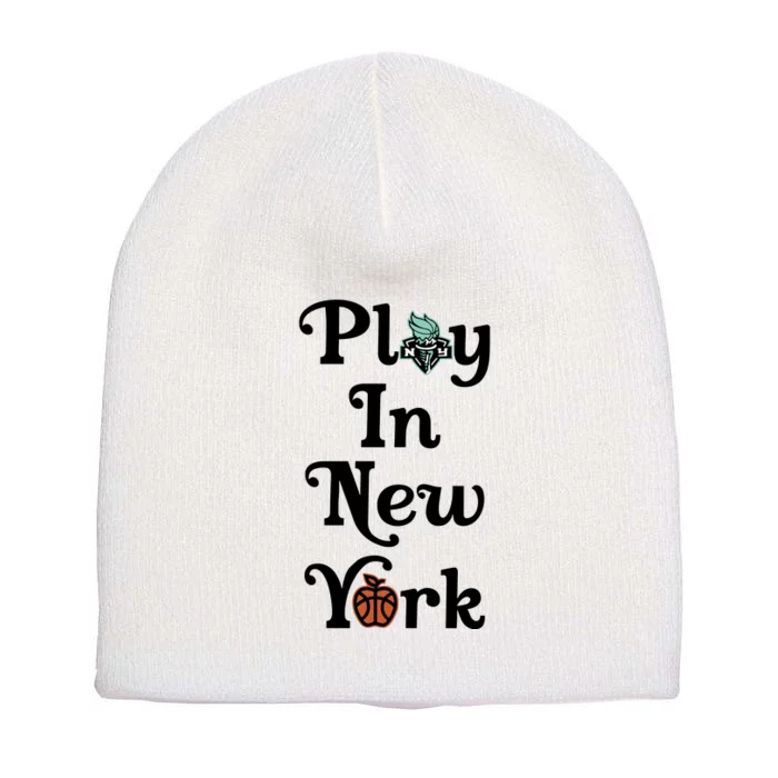 Jason Sudeikis Wearing Play In New York Short Acrylic Beanie