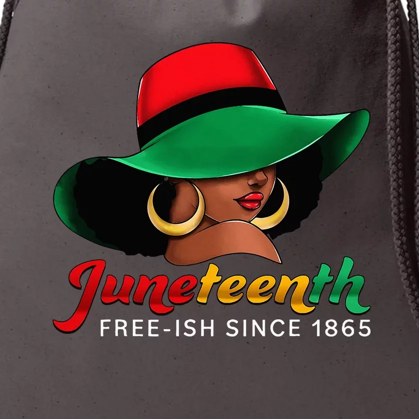 Juneteenth Shirts Women Celebrating Black Freedom Day 1865 Drawstring Bag