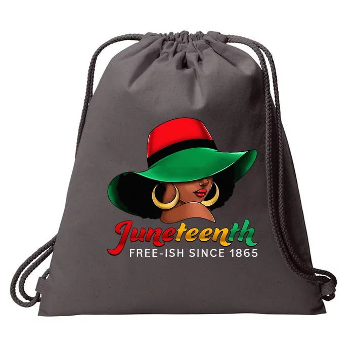 Juneteenth Shirts Women Celebrating Black Freedom Day 1865 Drawstring Bag