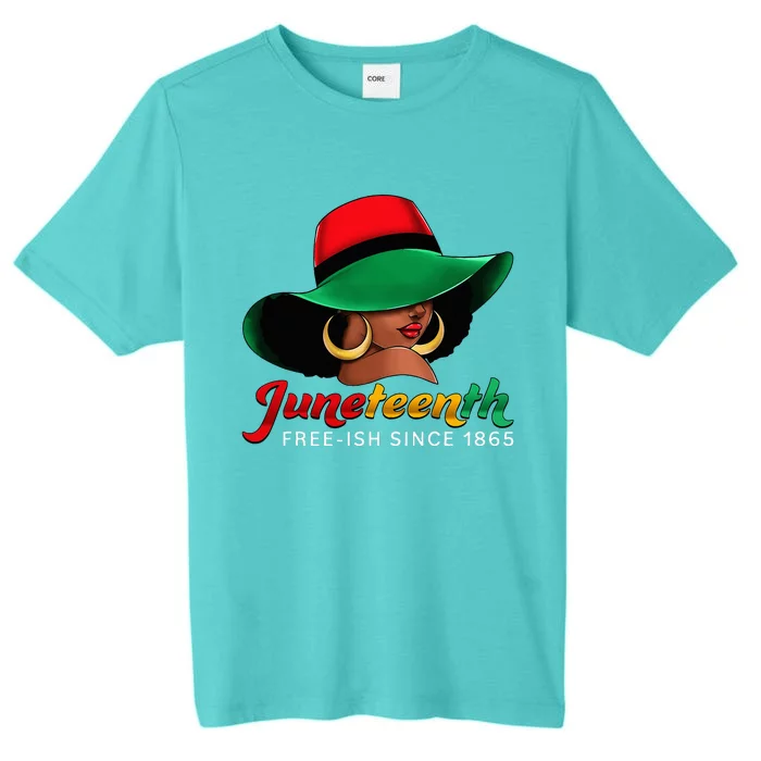 Juneteenth Shirts Women Celebrating Black Freedom Day 1865 ChromaSoft Performance T-Shirt