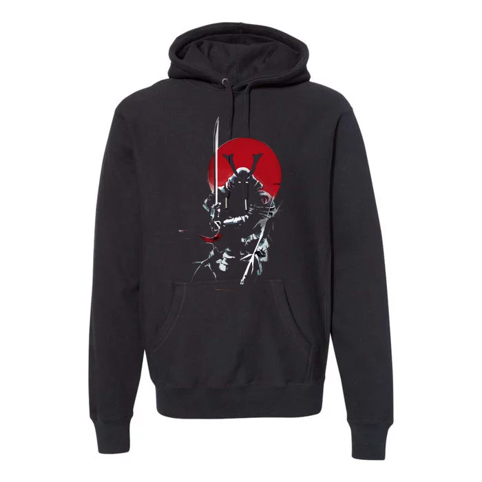 Japanese Samurai Warrior Lover Premium Hoodie