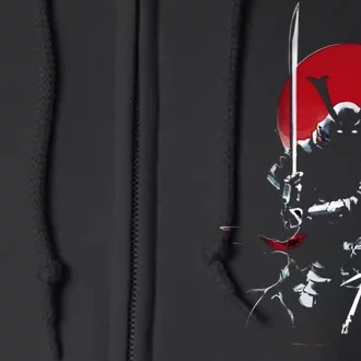 Japanese Samurai Warrior Lover Full Zip Hoodie