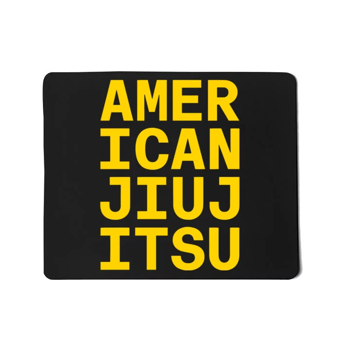 Jake Shields Wearing Amer Ican Jiuj Itsu Mousepad