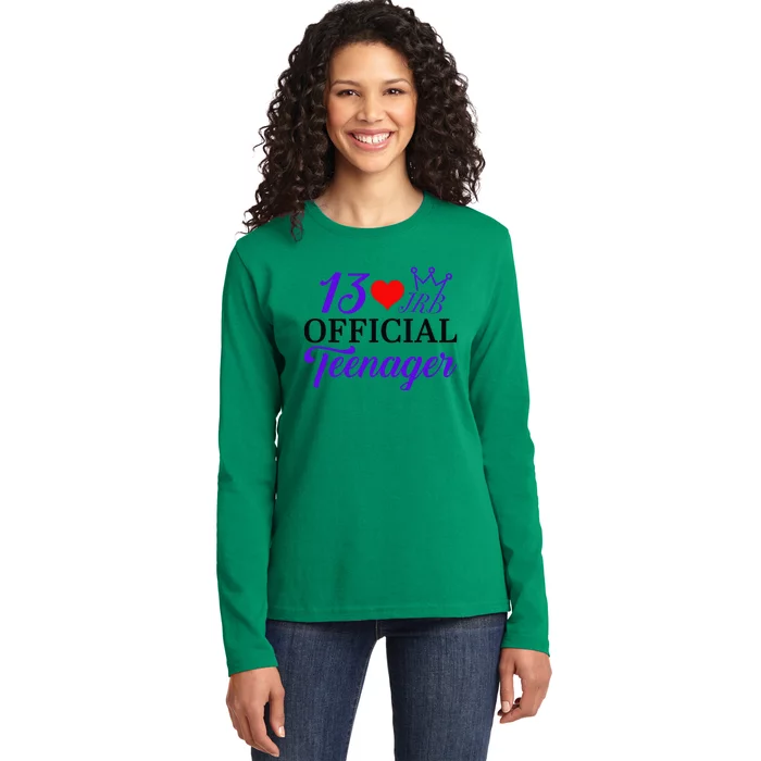 Jrb Turns 13 Ladies Long Sleeve Shirt