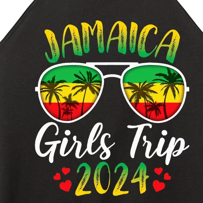 Jamaica Trip 2024 Family Matching Summer Vacation Women’s Perfect Tri Rocker Tank