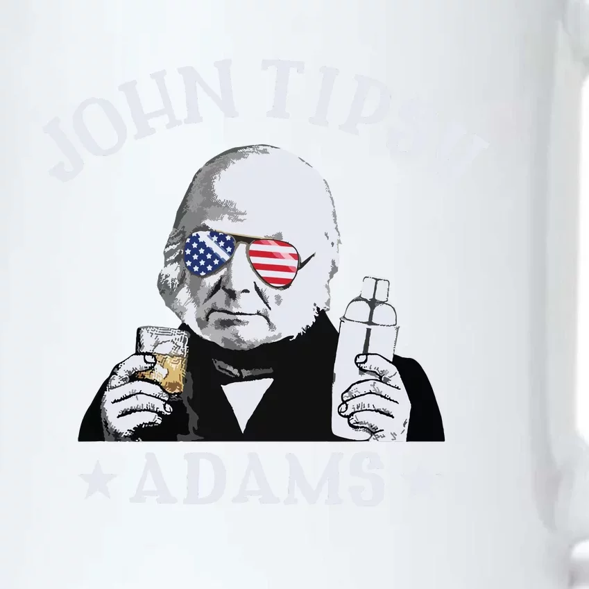 John Tipsy Adams President John Quincy Adams 4th Of July Black Color Changing Mug