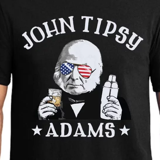 John Tipsy Adams President John Quincy Adams 4th Of July Pajama Set