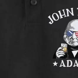 John Tipsy Adams President John Quincy Adams 4th Of July Dry Zone Grid Performance Polo