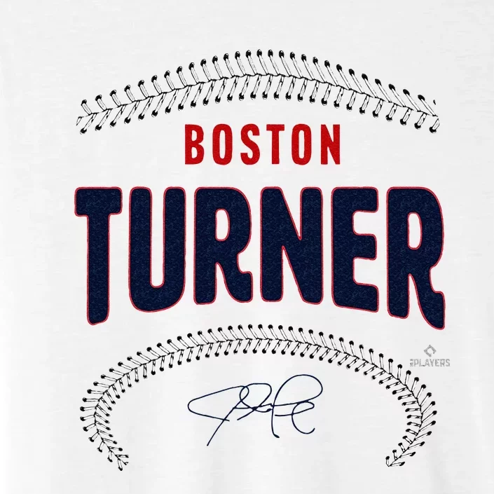 Justin Turner Boston Baseball Name & Number ChromaSoft Performance T-Shirt