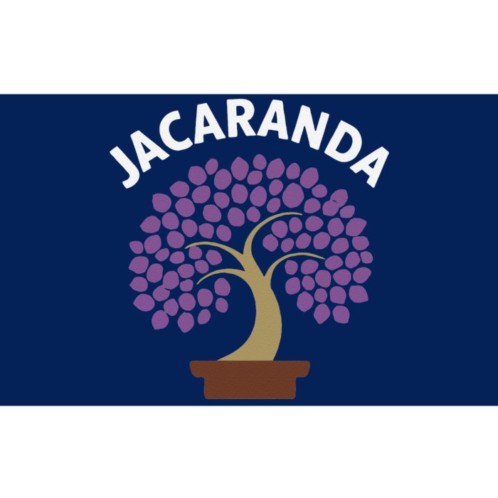 Jacaranda Tree Bonsai Art Purple Blossom Bumper Sticker