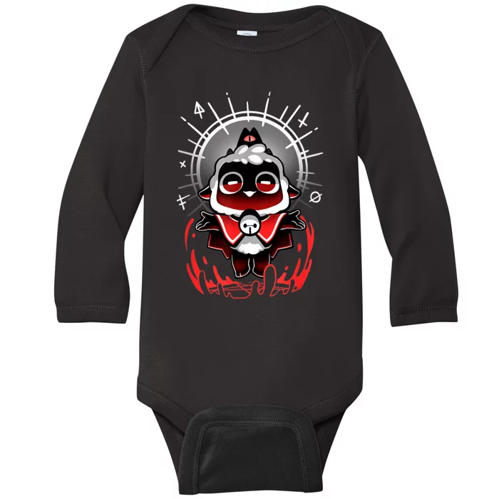 Join The Cult Cult Of The Lamb Cute Gamer Cult Of The Lamb Baby Long Sleeve Bodysuit