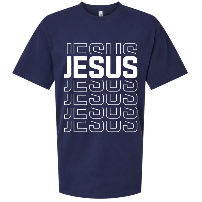 Jesus Trendy Christian Sueded Cloud Jersey T-Shirt