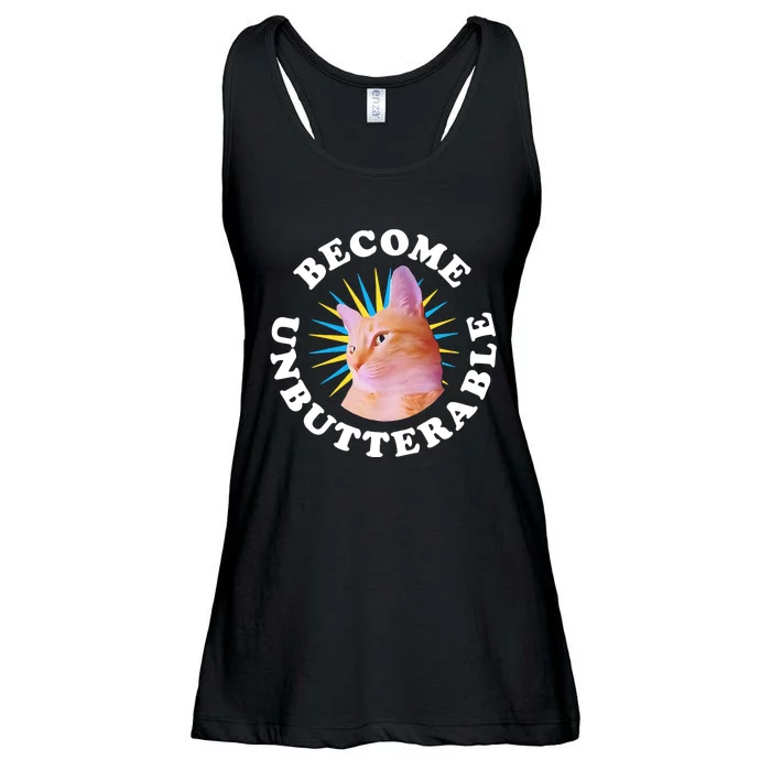 Jorts The Cat – Become Unbutterable Ladies Essential Flowy Tank