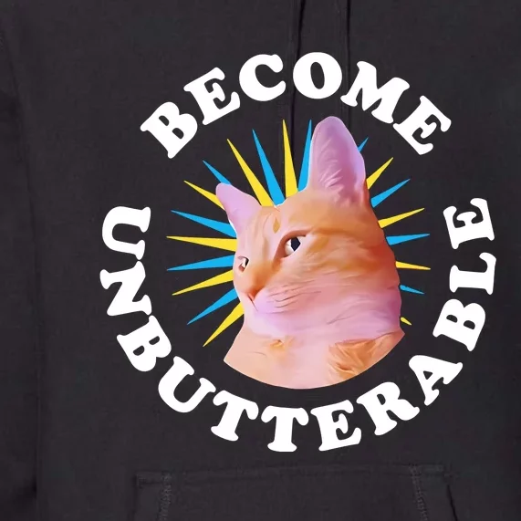 Jorts The Cat – Become Unbutterable Premium Hoodie