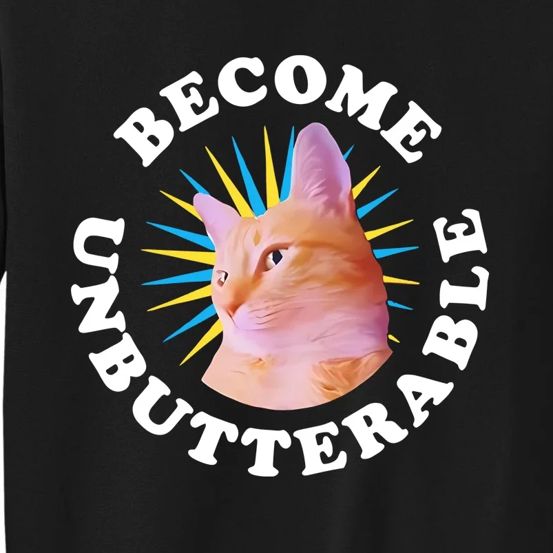 Jorts The Cat – Become Unbutterable Tall Sweatshirt