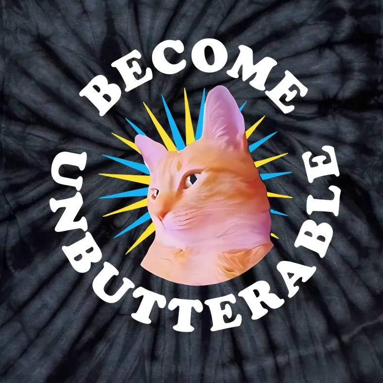 Jorts The Cat – Become Unbutterable Tie-Dye T-Shirt