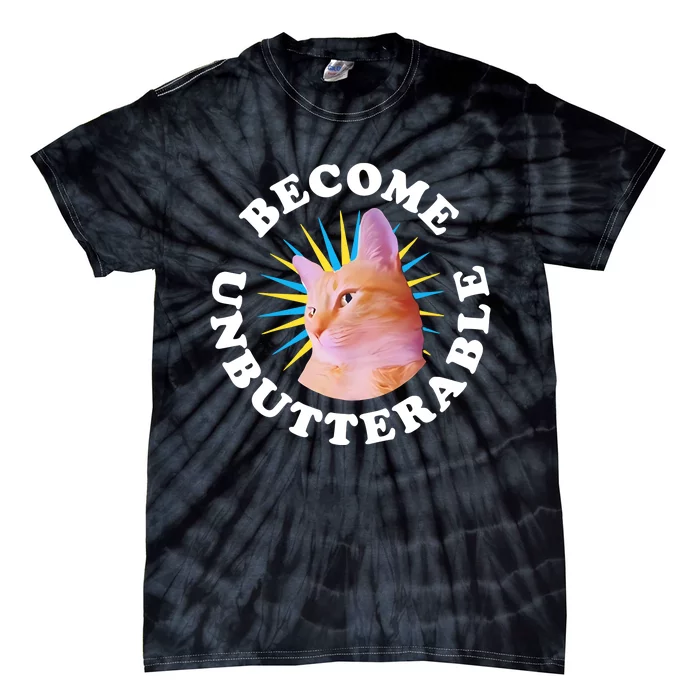 Jorts The Cat – Become Unbutterable Tie-Dye T-Shirt