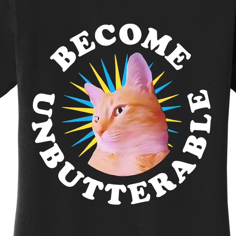 Jorts The Cat – Become Unbutterable Women's T-Shirt