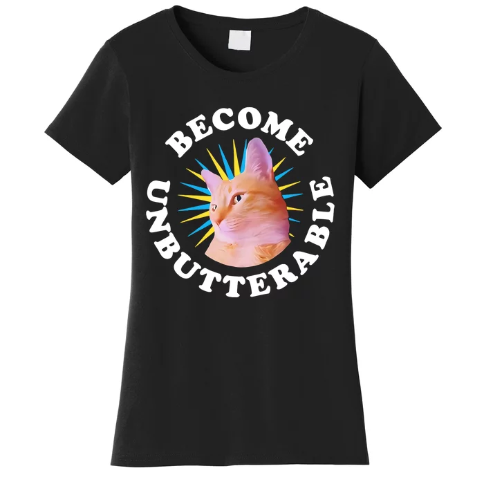 Jorts The Cat – Become Unbutterable Women's T-Shirt