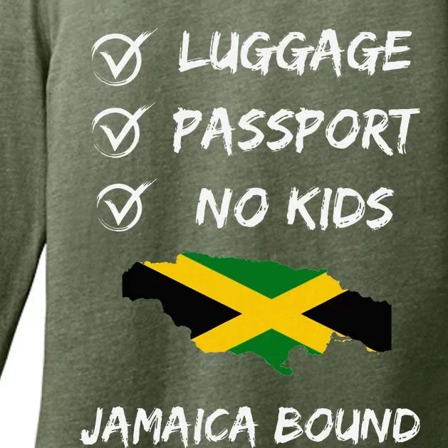 Jamaican Travel Clothing For Your Next Vacation To Jamaica Womens CVC Long Sleeve Shirt