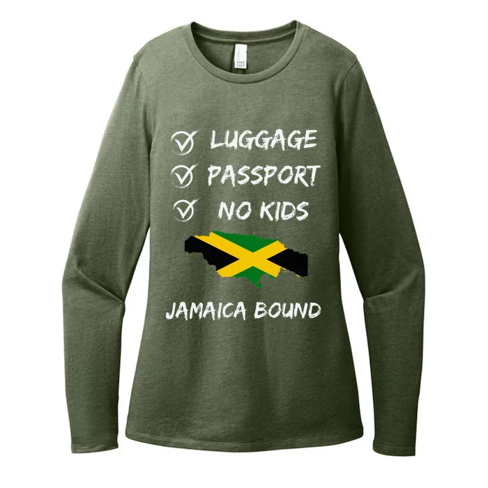 Jamaican Travel Clothing For Your Next Vacation To Jamaica Womens CVC Long Sleeve Shirt