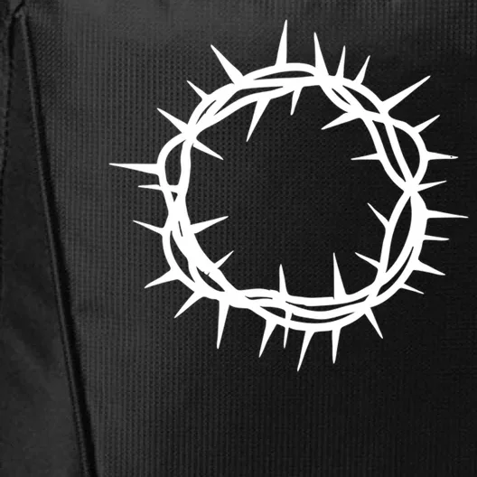 Jesus Thorn Crown City Backpack