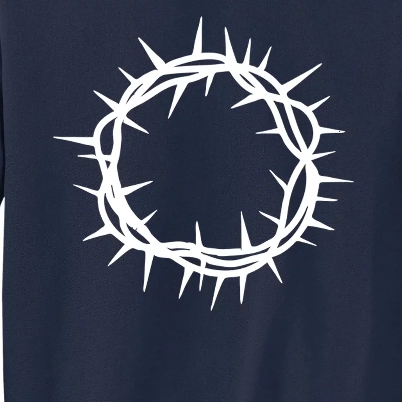 Jesus Thorn Crown Tall Sweatshirt