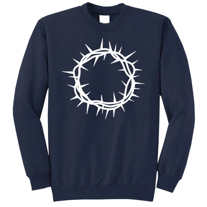 Jesus Thorn Crown Tall Sweatshirt