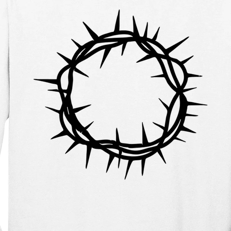 Jesus Thorn Crown Long Sleeve Shirt