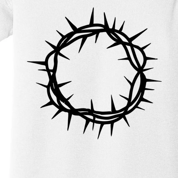 Jesus Thorn Crown Baby Bodysuit