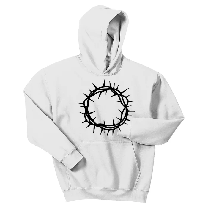 Jesus Thorn Crown Kids Hoodie