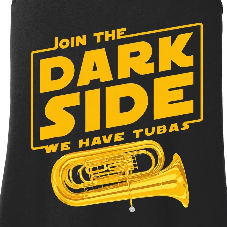 Join The Dark Side Tuba Player Ladies Essential Tank