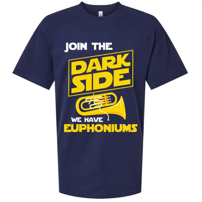 Join The Dark Side We Have Euphoniums Euphoniumist Brass Sueded Cloud Jersey T-Shirt