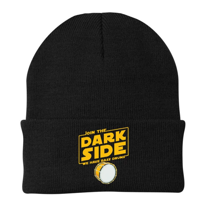 Join The Dark Side Bass Drum Player Knit Cap Winter Beanie