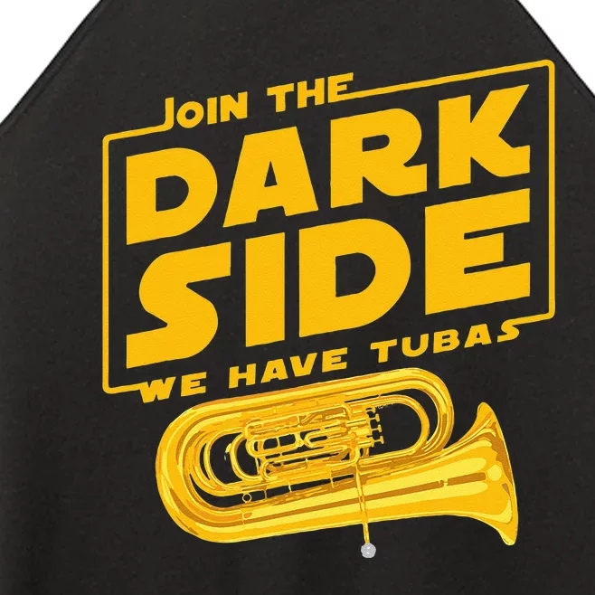 Join The Dark Side Tuba Player Women’s Perfect Tri Rocker Tank