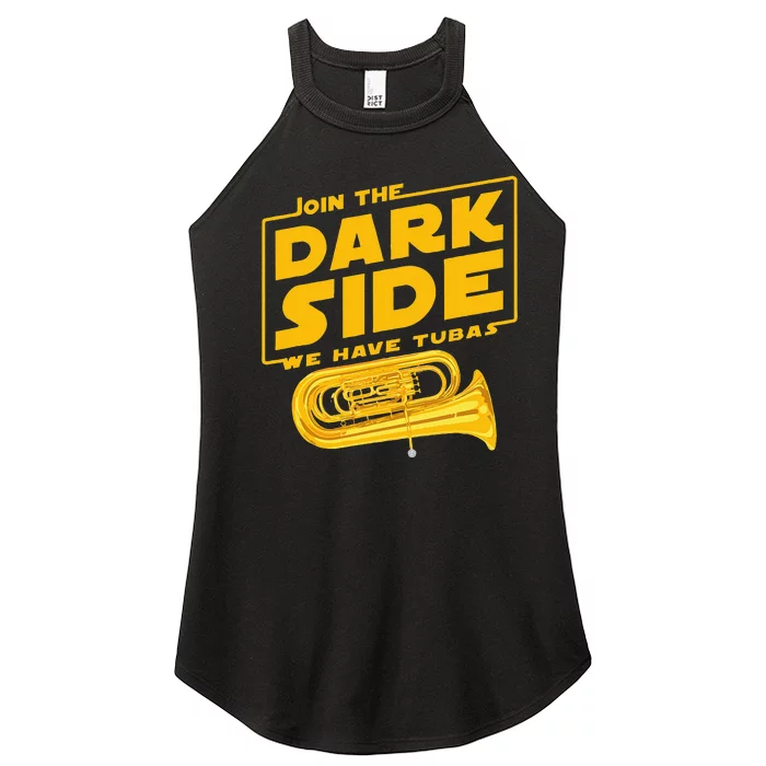 Join The Dark Side Tuba Player Women’s Perfect Tri Rocker Tank