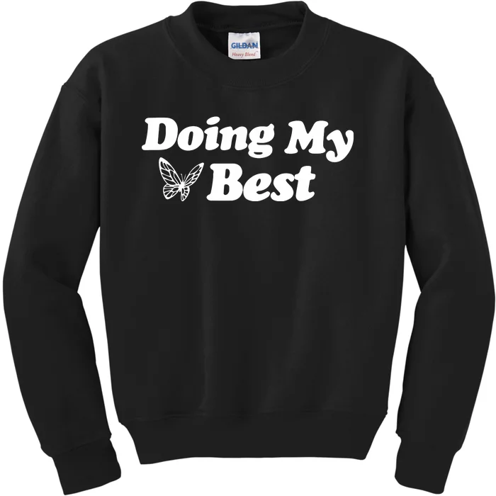 Jordan Turpin Doing My Best Kids Sweatshirt