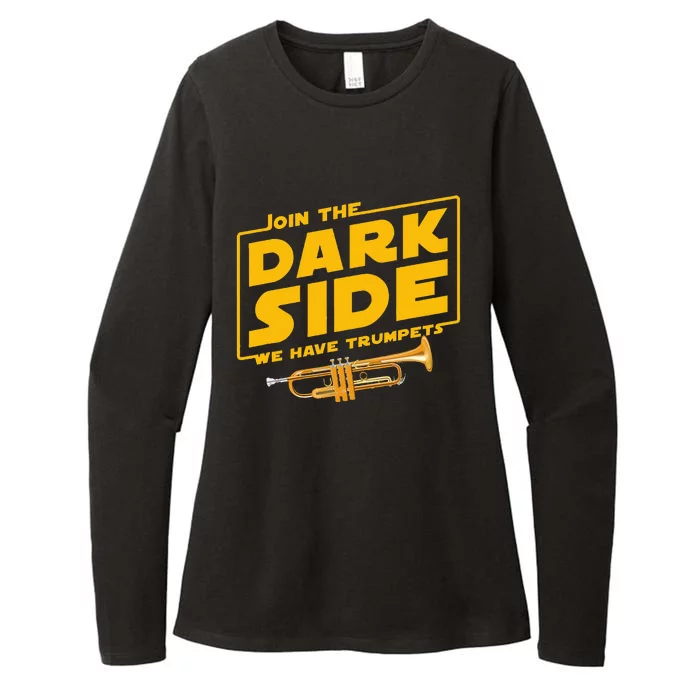 Join The Dark Side Trumpet Player Pride Womens CVC Long Sleeve Shirt